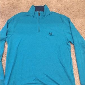 Chaps 1/4 zip long sleeve shirt